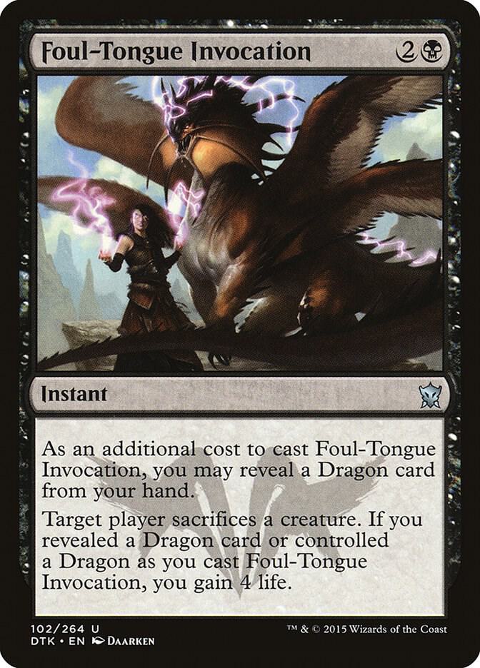 Foul-Tongue Invocation (102) [Dragons of Tarkir]
