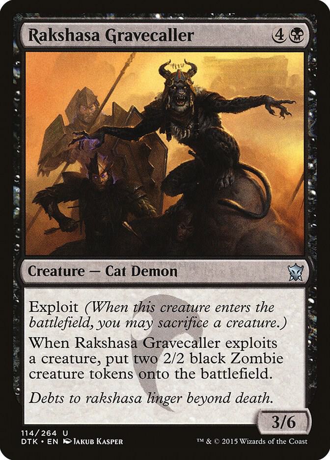 Rakshasa Gravecaller (114) [Dragons of Tarkir]