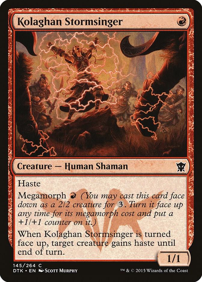 Kolaghan Stormsinger (145) [Dragons of Tarkir]