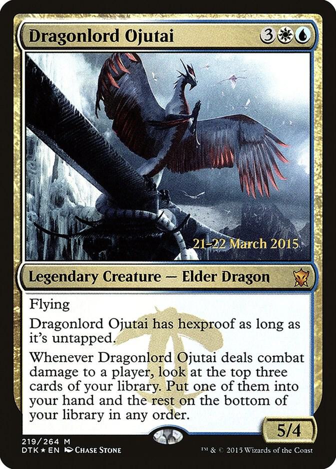 Dragonlord Ojutai (219) [Prerelease Cards]