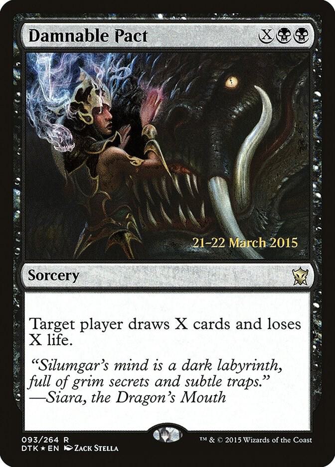 Damnable Pact (93) [Prerelease Cards]