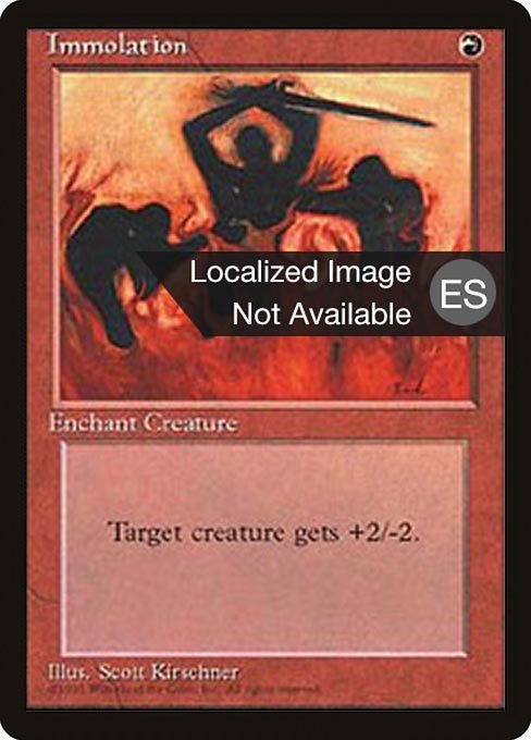 Immolation (204) [Fourth Edition Foreign Black Border]