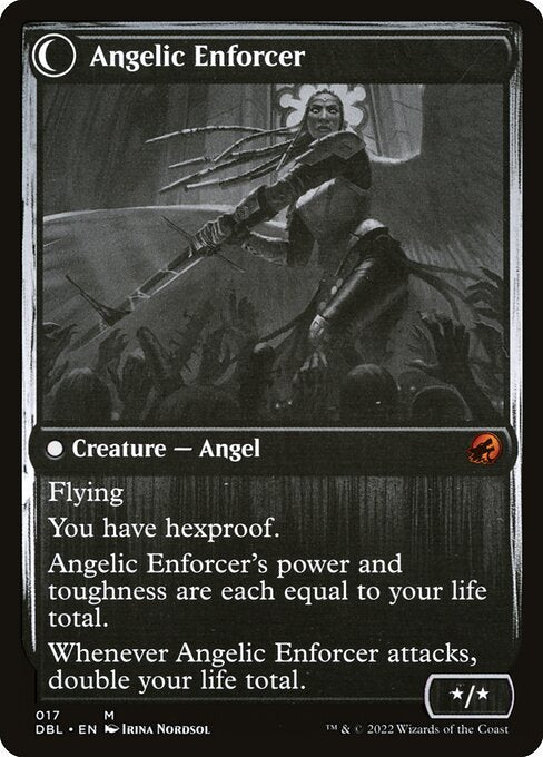 Enduring Angel (17) [Innistrad: Double Feature] Reverse