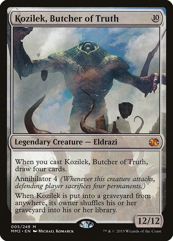 Kozilek, Butcher of Truth (5) [Modern Masters 2015]