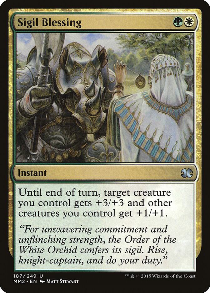 Sigil Blessing (187) [Modern Masters 2015]