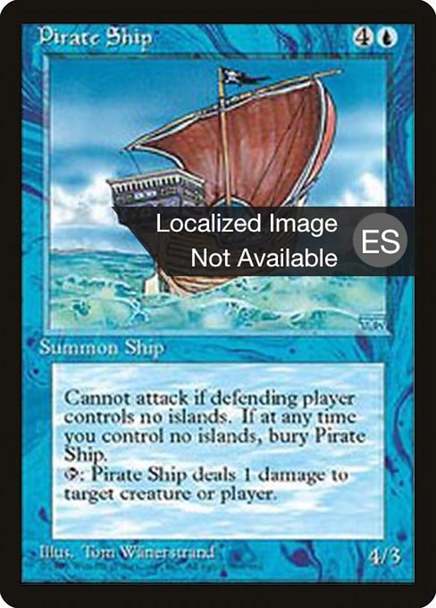 Pirate Ship (91) [Fourth Edition Foreign Black Border]