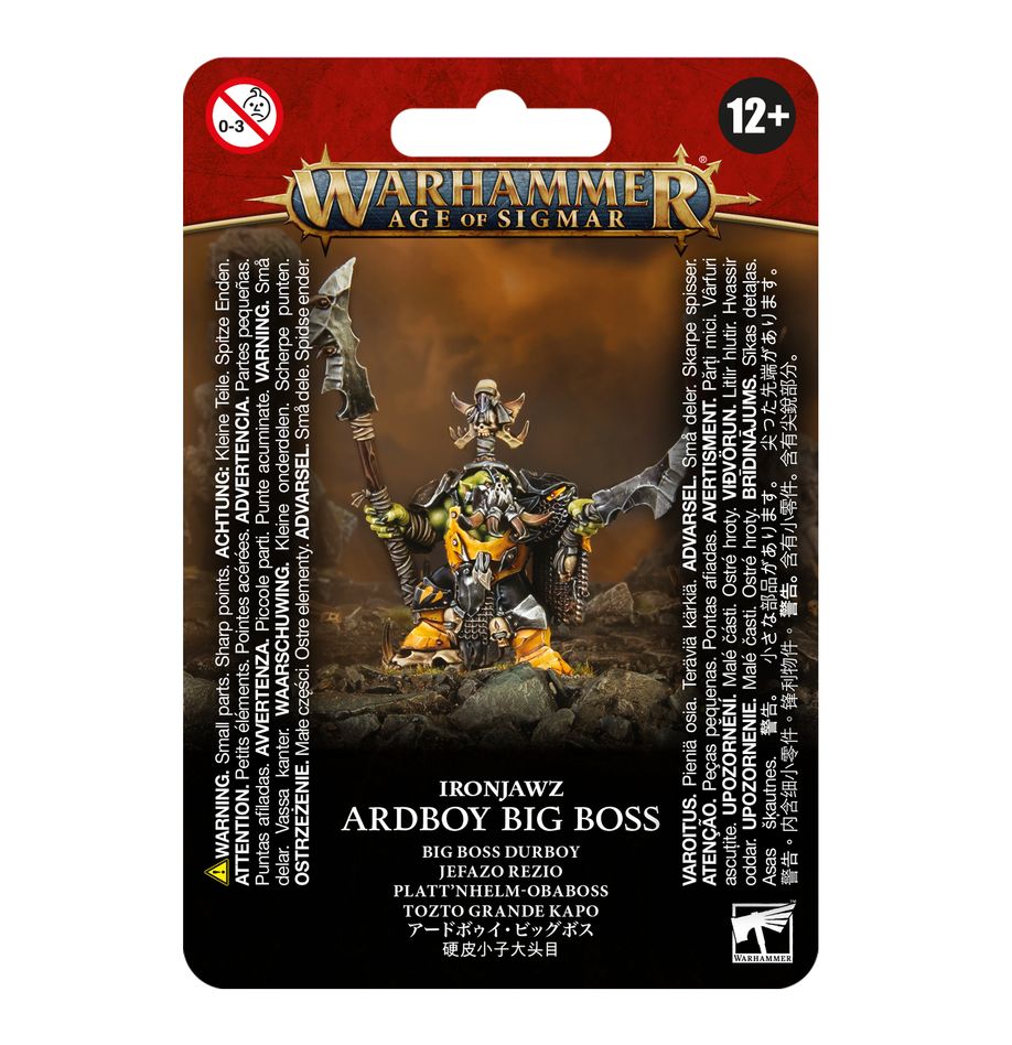 Orruk Warclans : Ironjawz Ardboy Big Boss