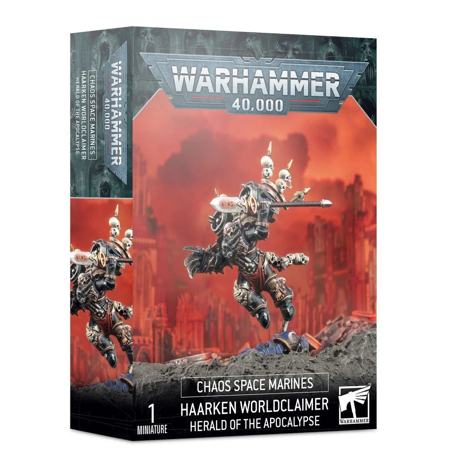 Space Marines du Chaos : Haarken Worldclaimer, Héraut de l'Apocalypse