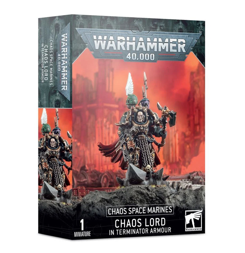 Chaos Space Marines: Chaos Lord in Terminator Armor