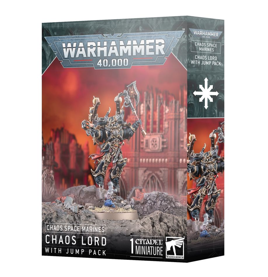 Chaos Space Marines : Seigneur du Chaos avec Pack de Saut