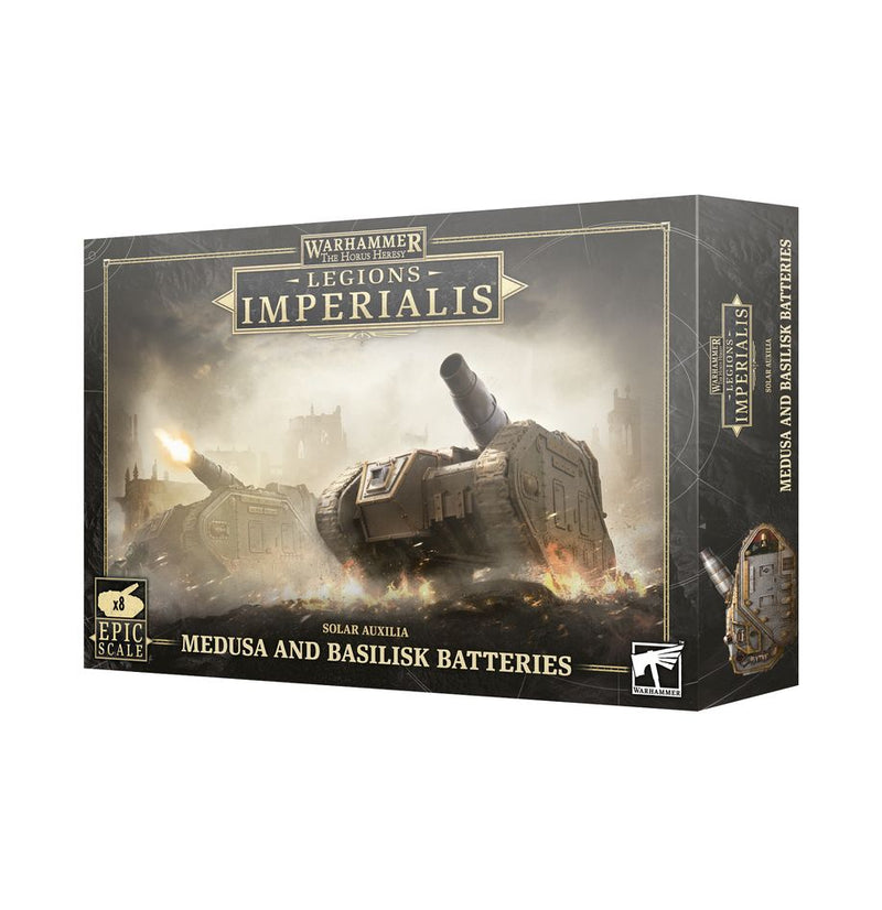 Legions Imperialis : Solar Auxilia : Batteries Medusa et Basilisk