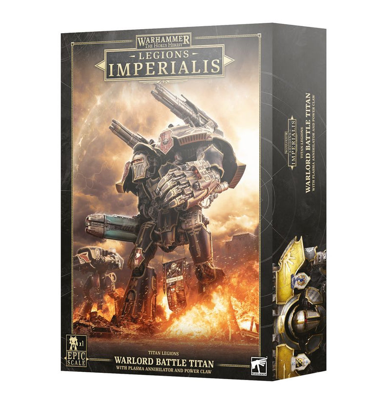 Legions Imperialis : Warlord Titan avec Power Claw et Plasma Annihilator