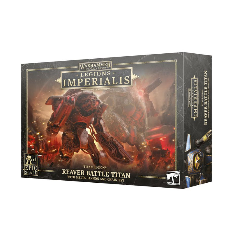 Legions Imperialis : Reaver Battle Titan avec Melta Cannon et Chainfist