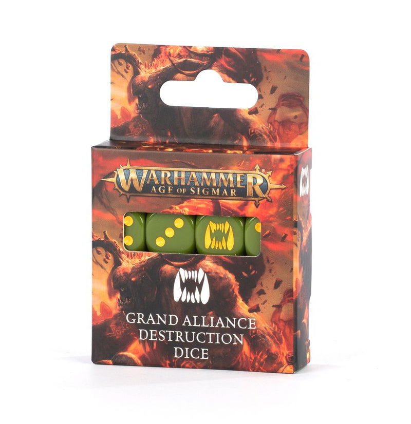 Dés de destruction de la Grande Alliance de Warhammer Age of Sigmar