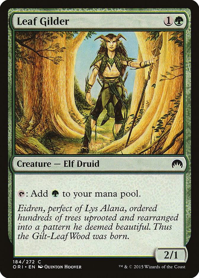 Leaf Gilder (184) [Magic Origins]