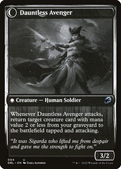 Bereaved Survivor (4) [Innistrad: Double Feature] Reverse