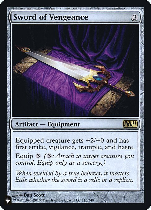 Sword of Vengeance (M11-216) [The List]