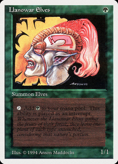 Llanowar Elves (211) [Summer Magic / Edgar]