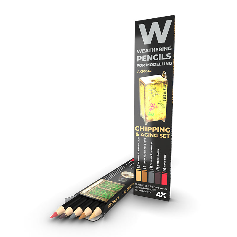 Weathering Pencil Set - Chipping and Aging Set