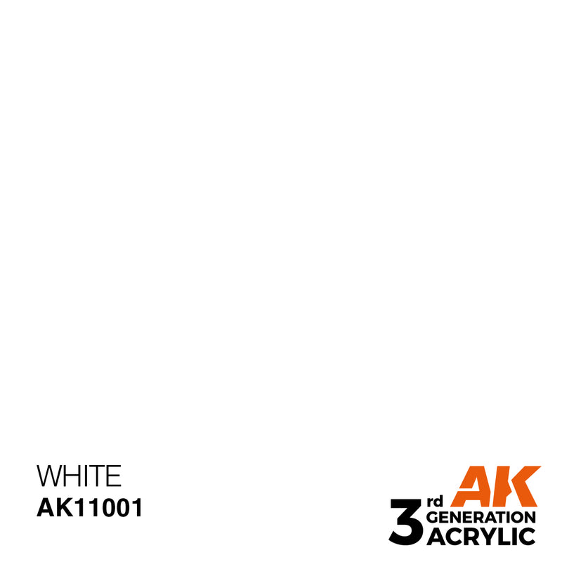 3G Acrylic: White 17ML