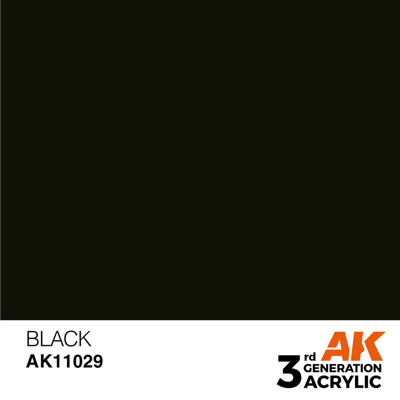 3G Acrylic: Black 17ML