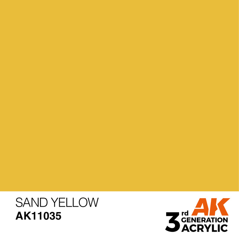 3G Acrylic: Sand Yellow 17ML