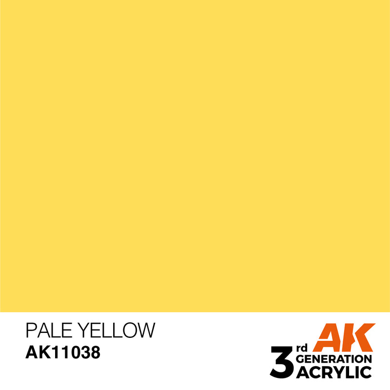 3G Acrylic: Pale Yellow 17ML