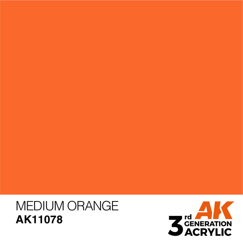 3G Acrylic: Medium Orange 17ML