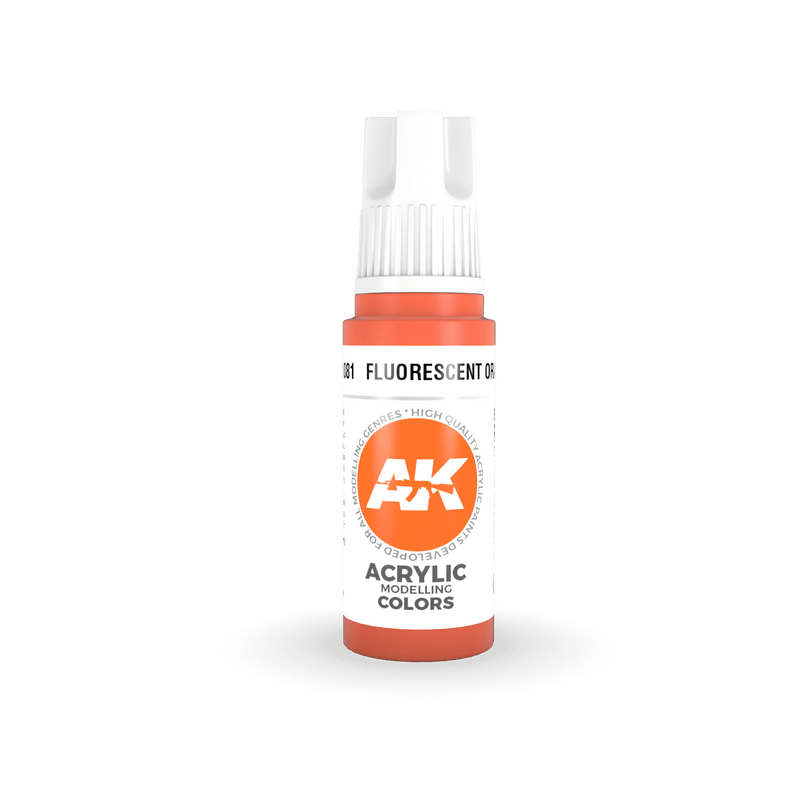 3G Acrylic: Fluorescent Orange 17ML