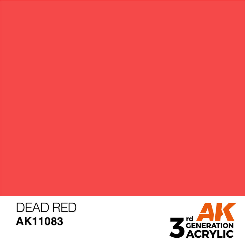 3G Acrylic: Dead Red 17ML