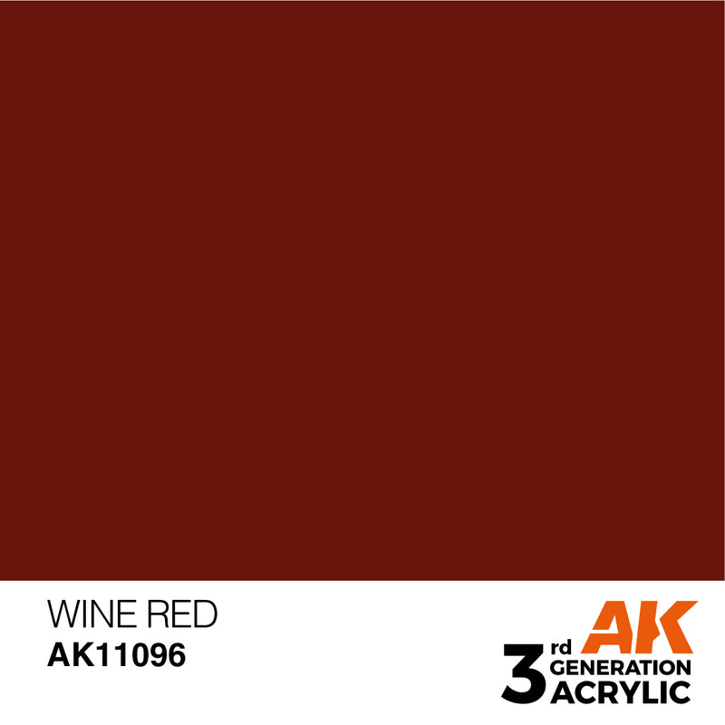 3G Acrylic: Wine Red 17ML