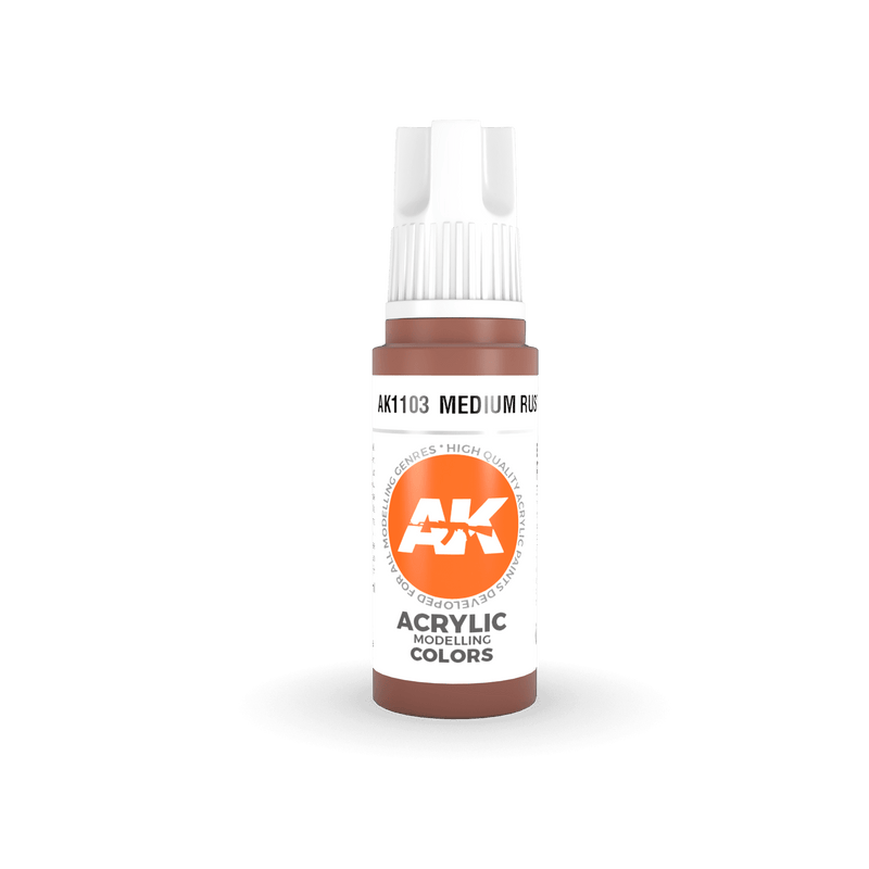 3G Acrylic: Medium Rust 17ML