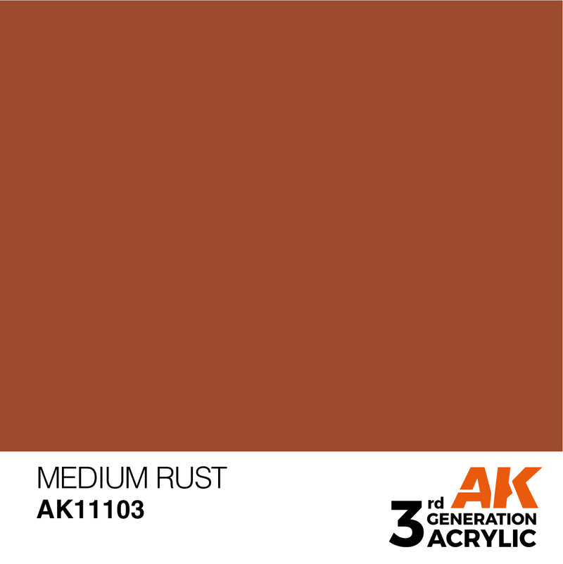 3G Acrylic: Medium Rust 17ML