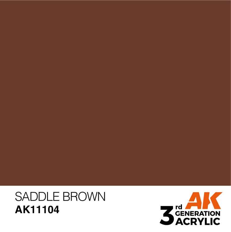 3G Acrylic: Saddle Brown 17ML