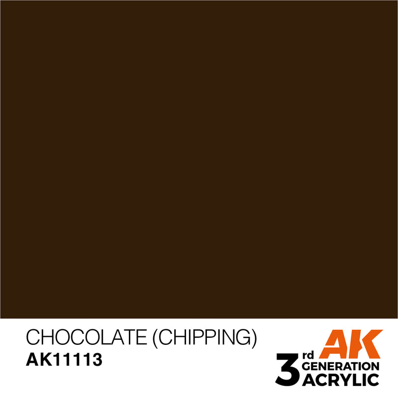 3G Acrylic: Chocolate (Chipping) 17ML