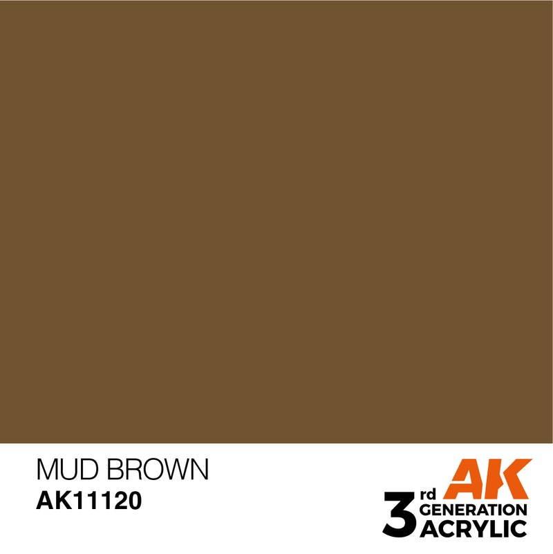 3G Acrylic: Mud Brown 17ML