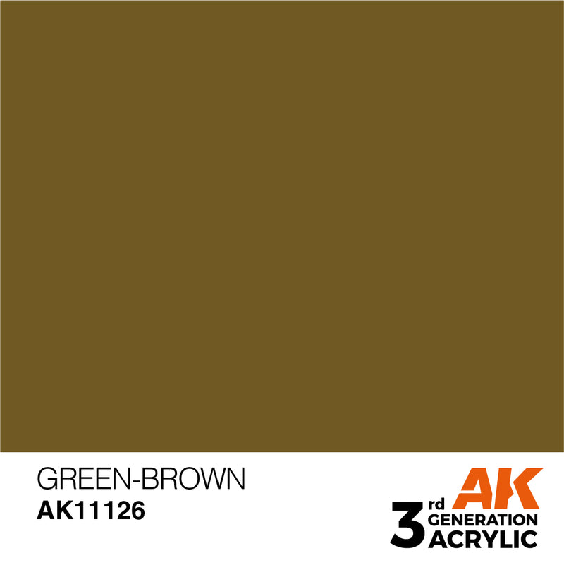 3G Acrylic: Green-Brown 17ML