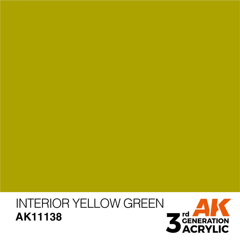 3G Acrylic: Interior Yellow Green 17ML