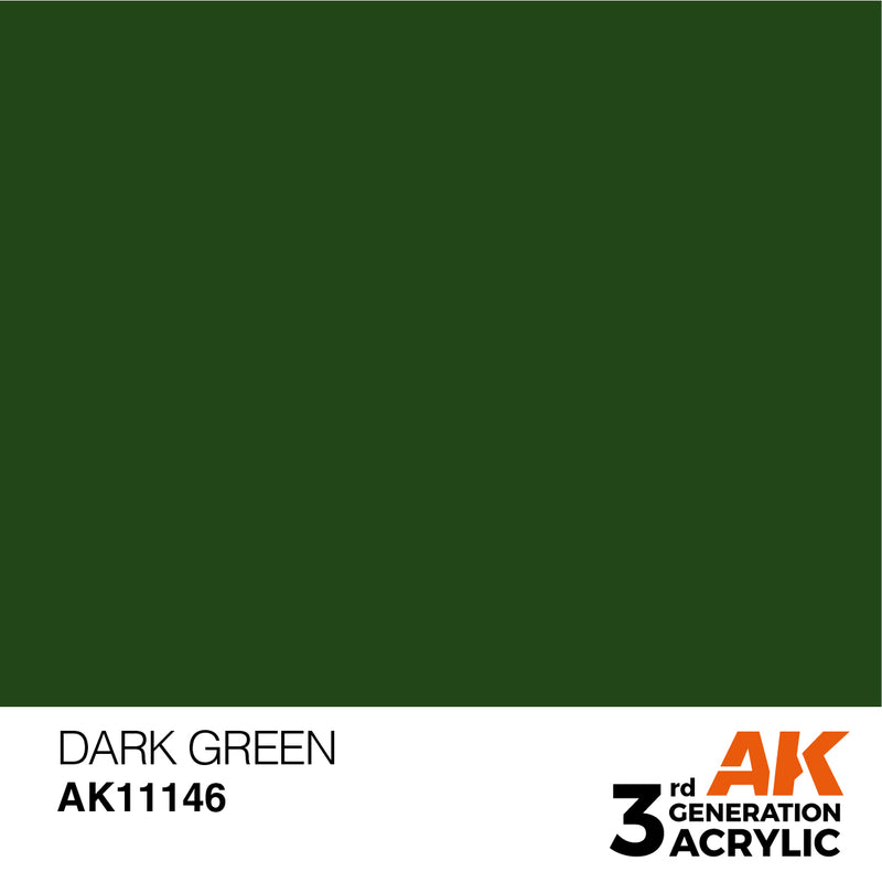 3G Acrylic: Dark Green 17ML