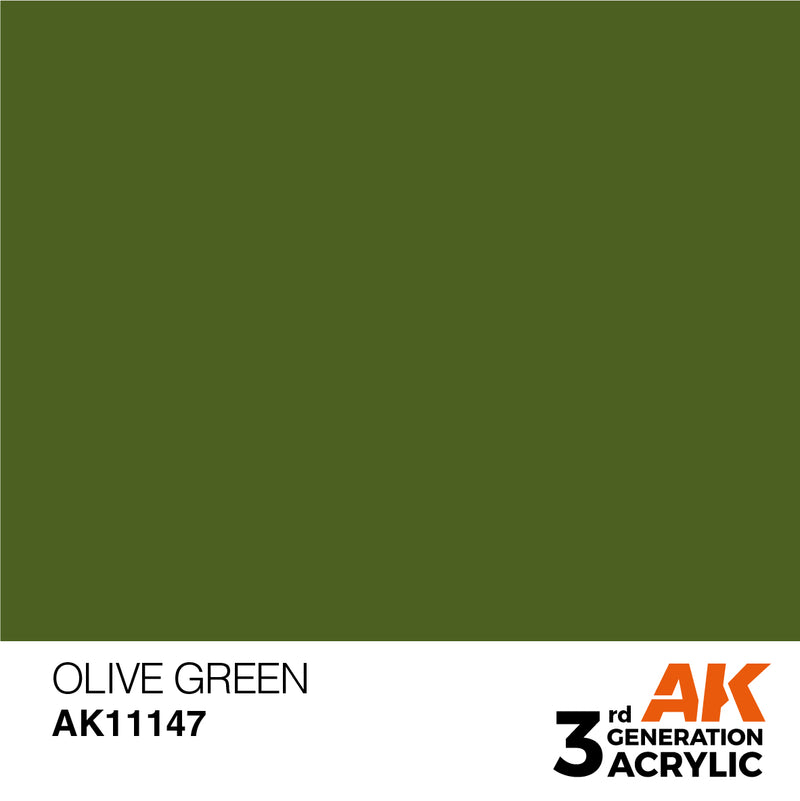 3G Acrylic: Olive Green 17ML