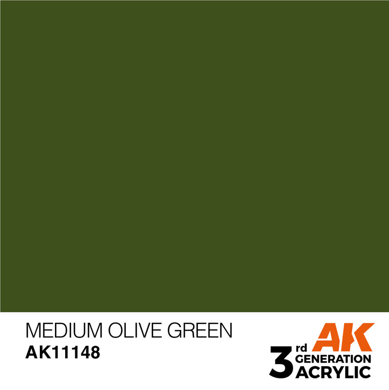 3G Acrylic: Medium Olive Green 17ML