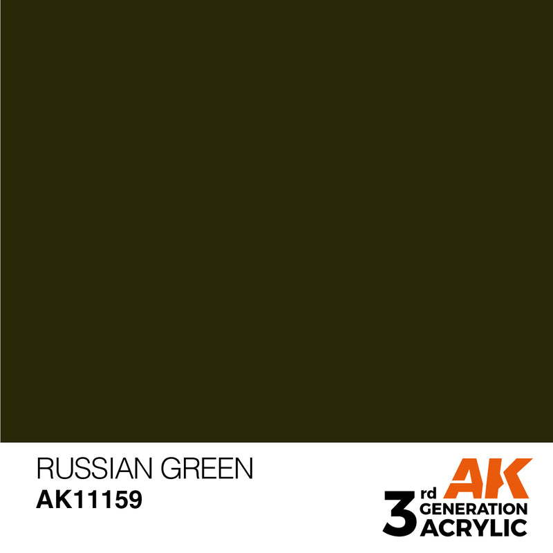 3G Acrylic: Russian Green 17ML