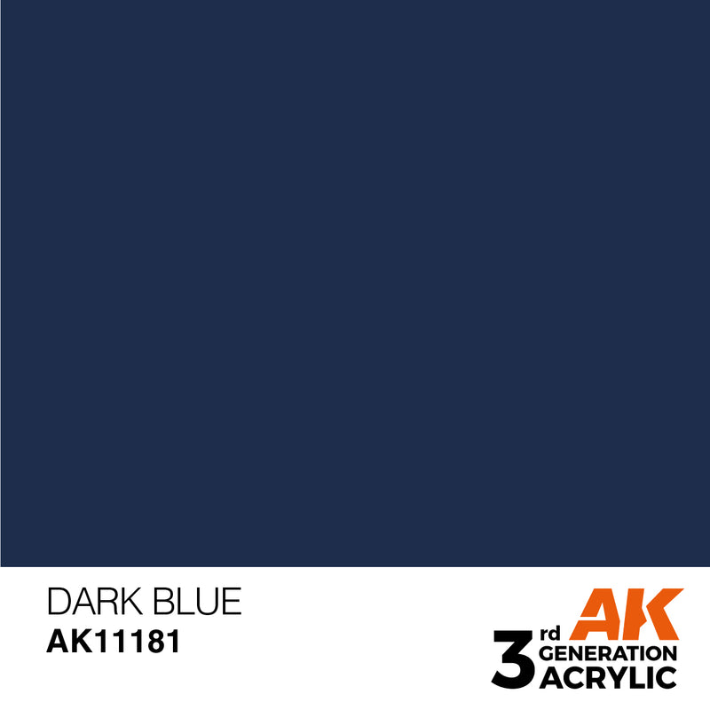 3G Acrylic: Dark Blue 17ML