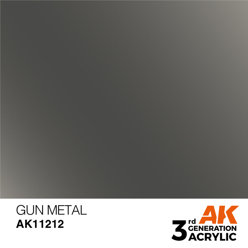 3G Acrylic: Gun Metal 17ML