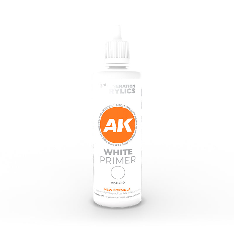 Acrylique 3G : Apprêt blanc 100 ml