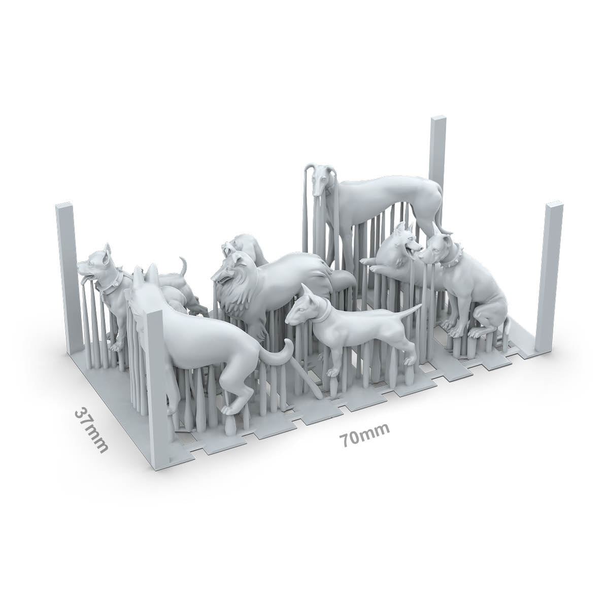 Basing Bits - Dogs 9 Pieces
