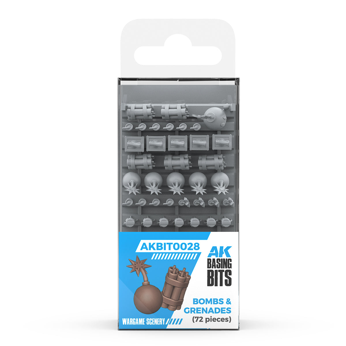 Basing Bits - Bombs & Grenades 72 Pieces