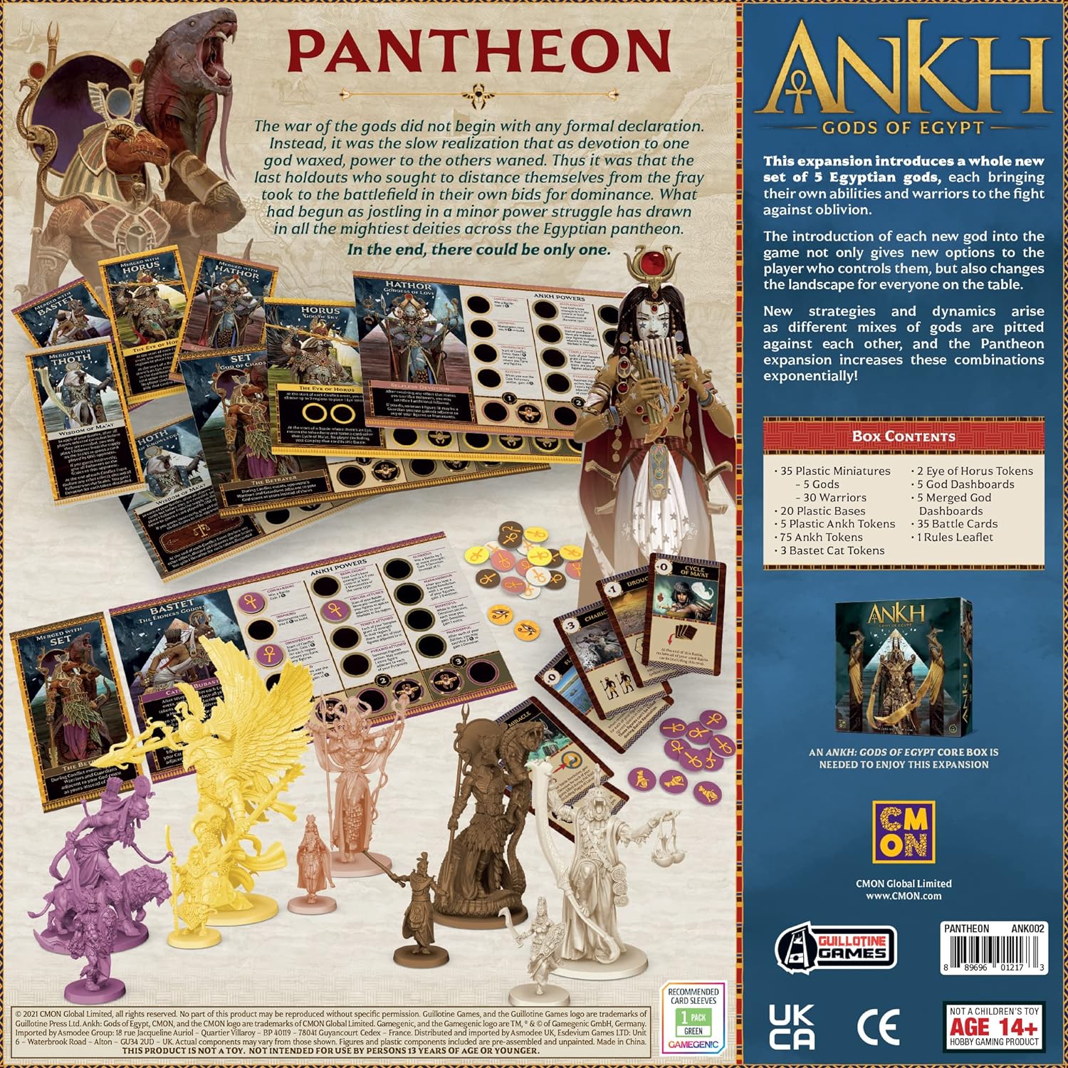 Ankh - Dieux d'Égypte : Extension Panthéon (Anglais)