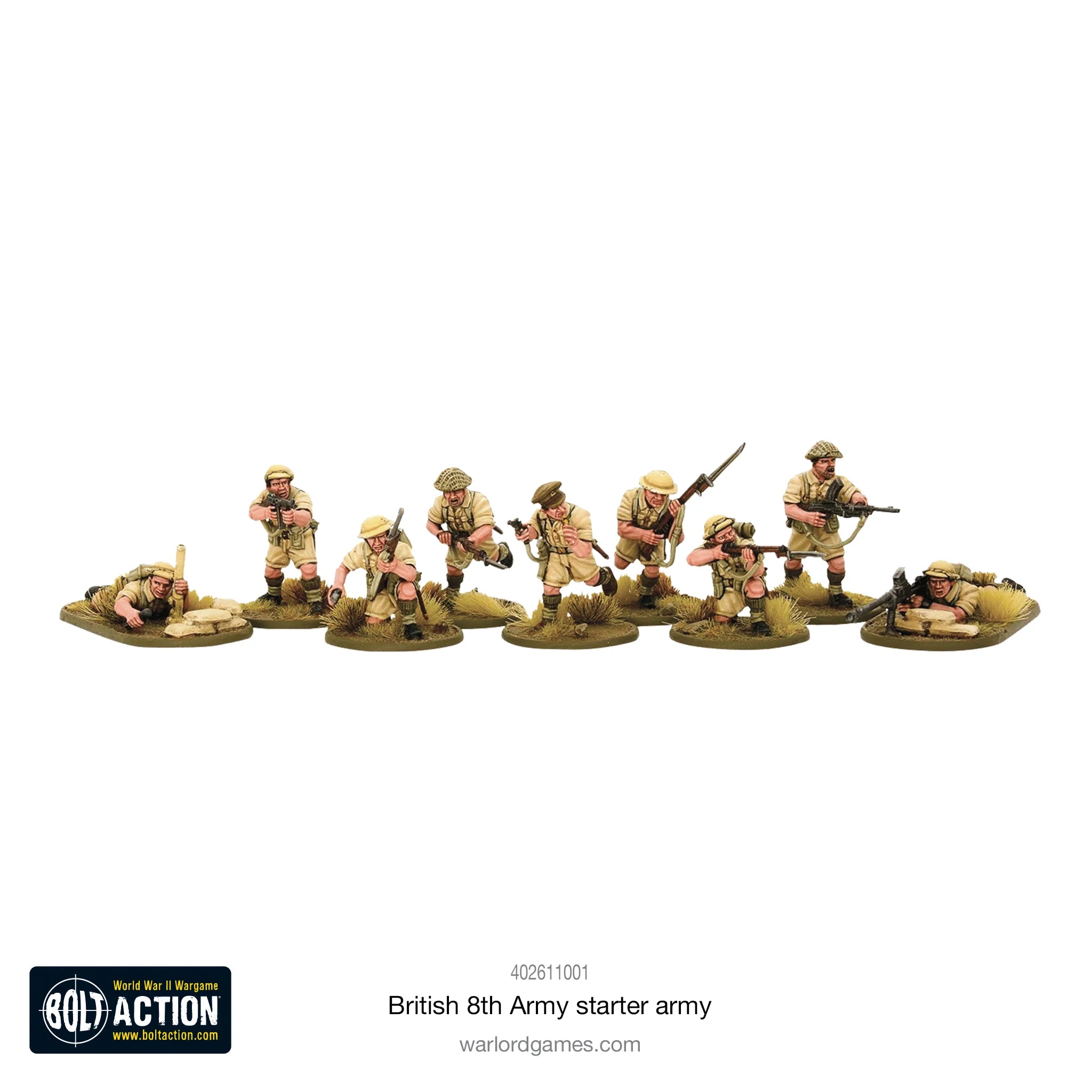 Armée de départ de la 8e armée de Bolt Action (anglais)
