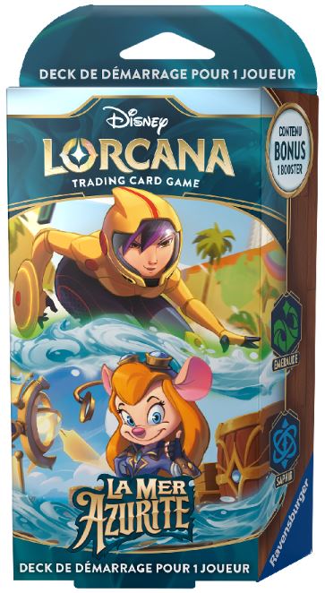 Disney Lorcana : Decks de démarrage Azurite Sea (français) (précommande)